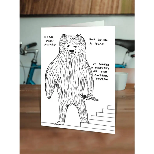 Bear Award Card - PABOOM