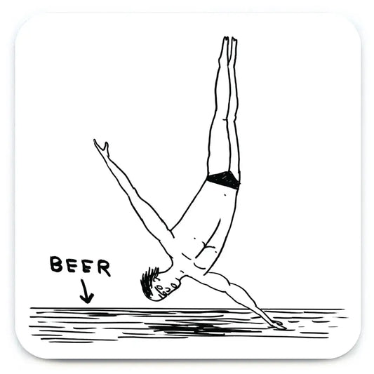 Beer Diver Coaster - PABOOM
