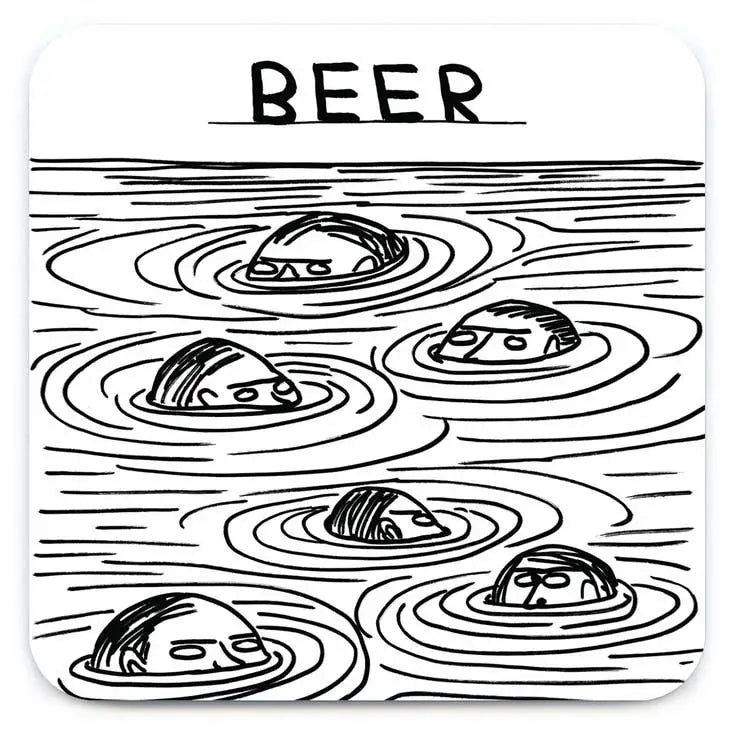 Beer Swimmers Coaster - PABOOM