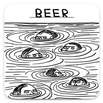 Beer Swimmers Coaster - PABOOM