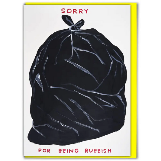 Being Rubbish Sorry Card - PABOOM