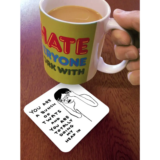 Bunch Of Twats Coaster - PABOOM