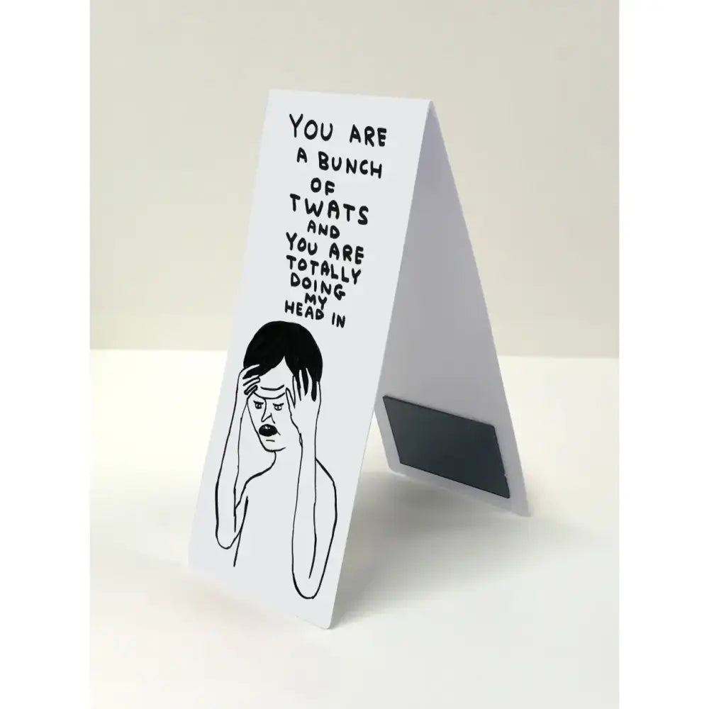 Bunch Of Twats Magnetic Bookmarks - PABOOM