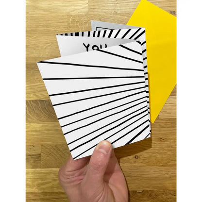 Centre Of The Universe Concertina Card - PABOOM