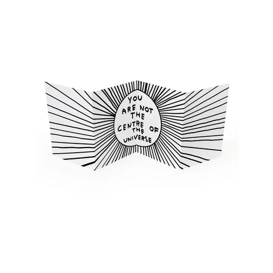 Centre Of The Universe Concertina Card - PABOOM