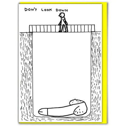 Don't Look Down Card - PABOOM