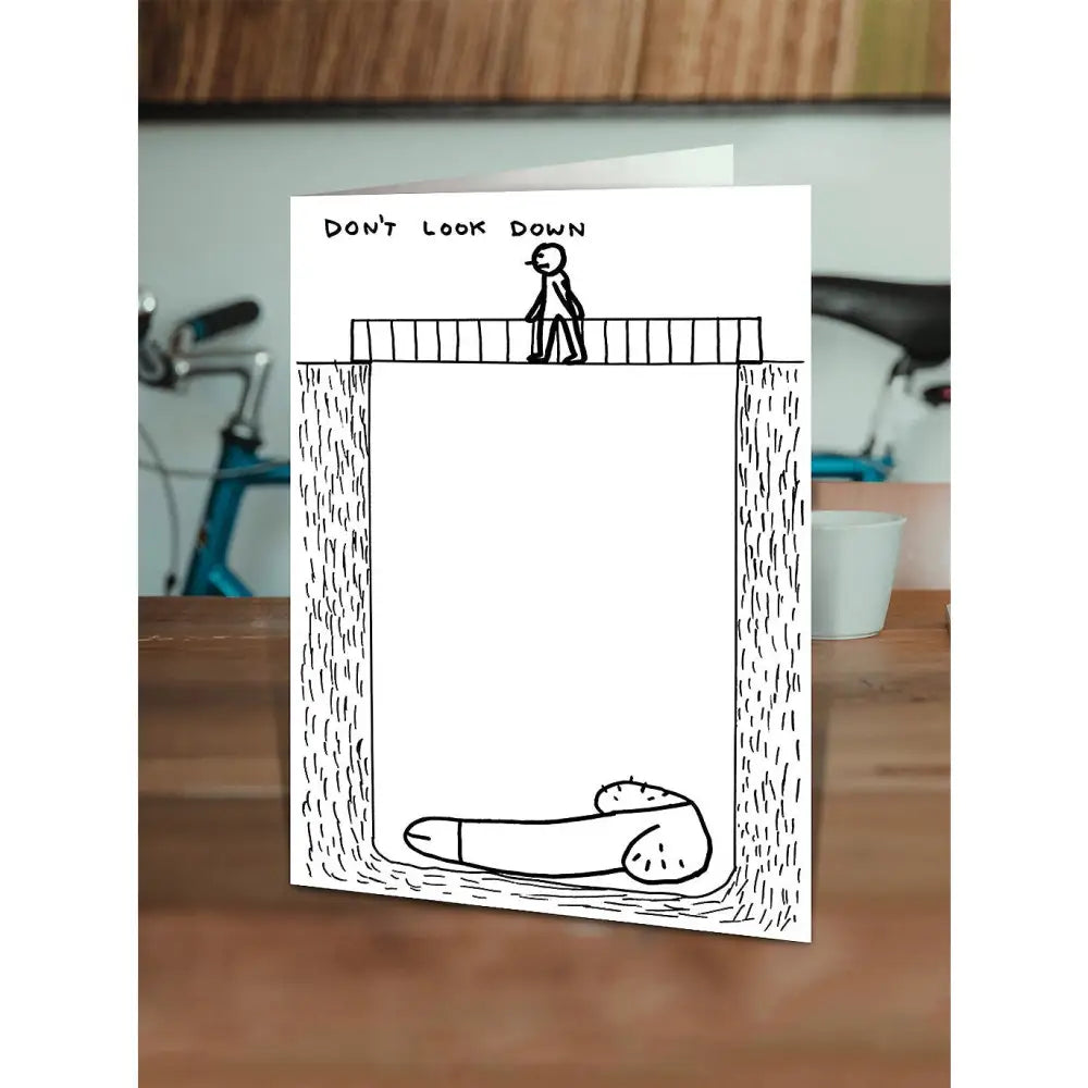 Don't Look Down Card - PABOOM
