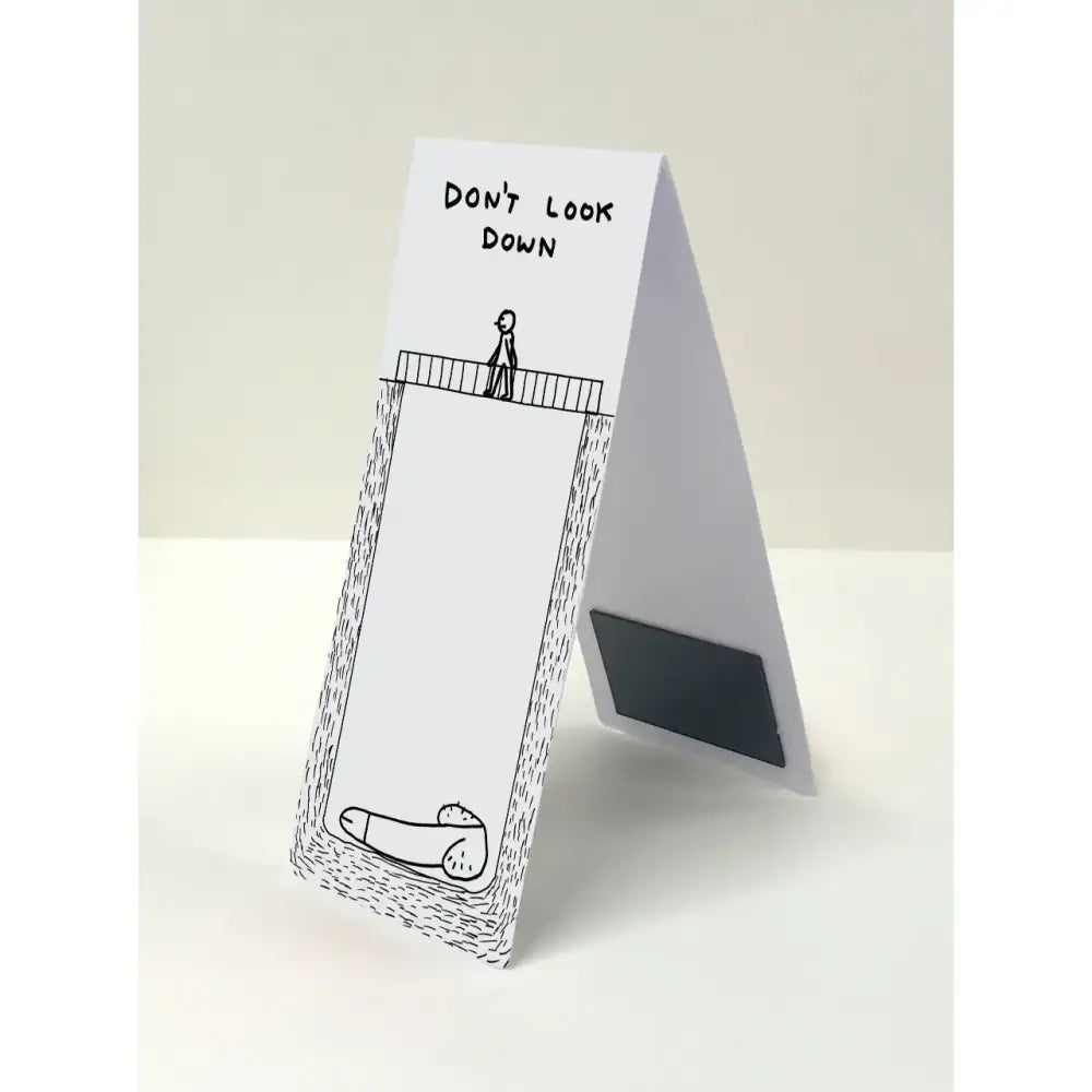 Don't Look Down Magnetic Bookmark - PABOOM