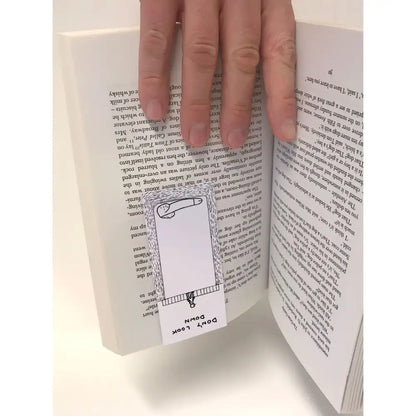 Don't Look Down Magnetic Bookmark - PABOOM