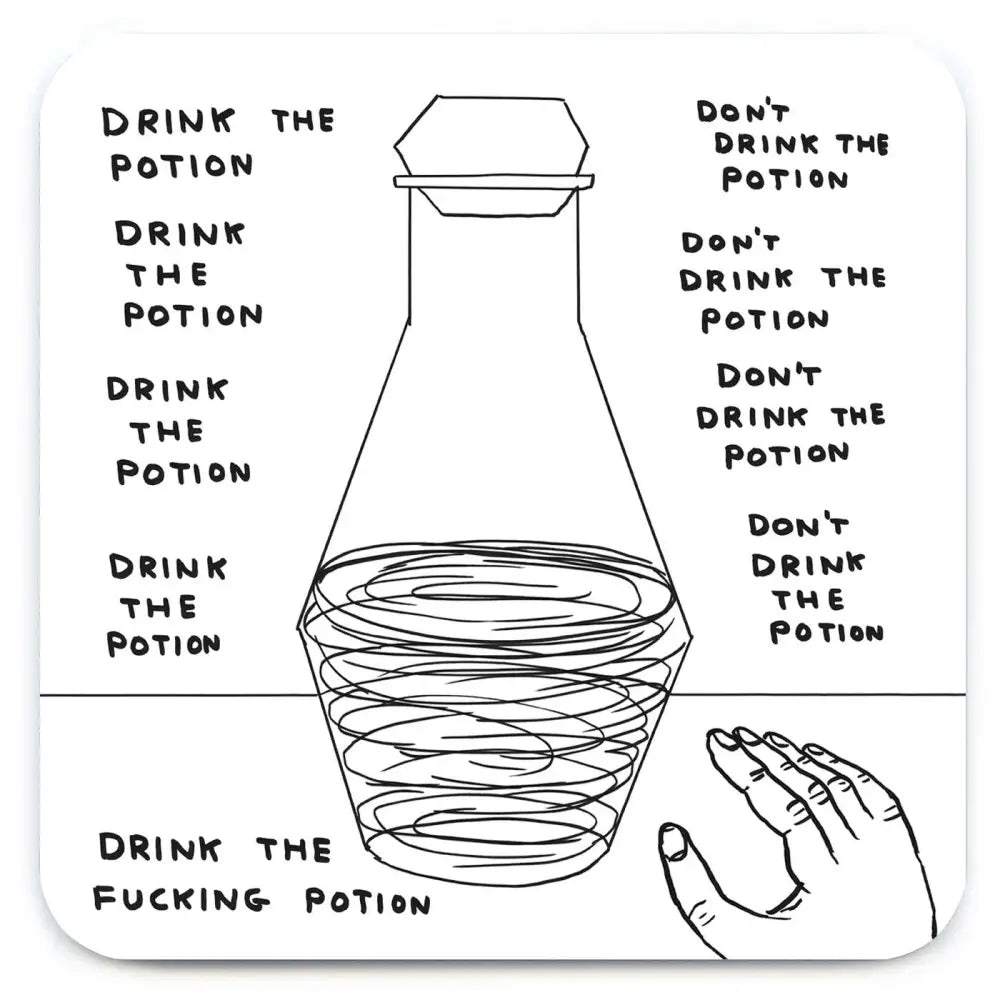 Drink The Potion Coaster - PABOOM