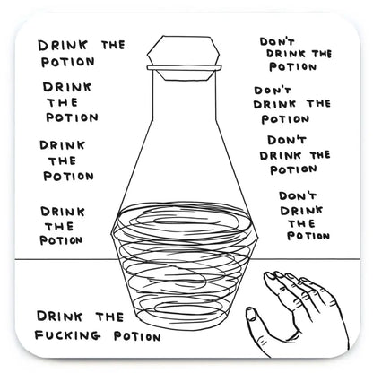 Drink The Potion Coaster - PABOOM