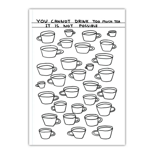 Drink Too Much Tea A5 Notebook - PABOOM