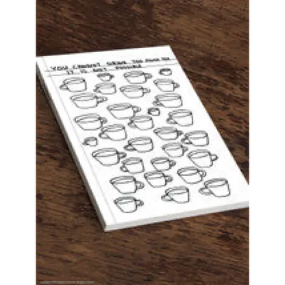 Drink Too Much Tea A5 Notebook - PABOOM