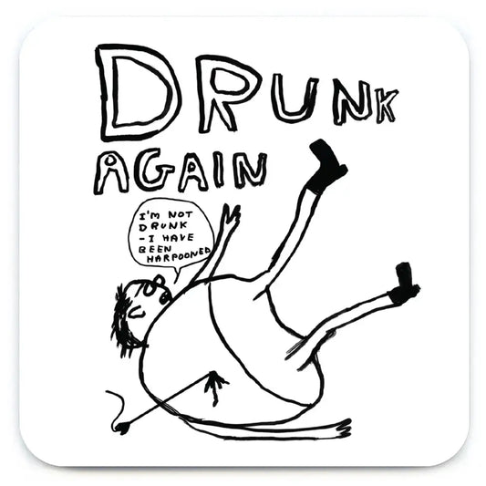 Drunk Again Coaster - PABOOM