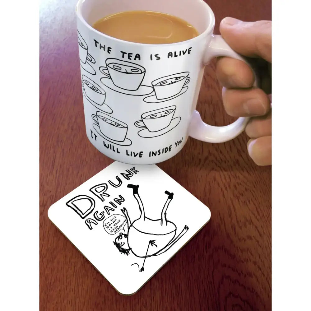Drunk Again Coaster - PABOOM