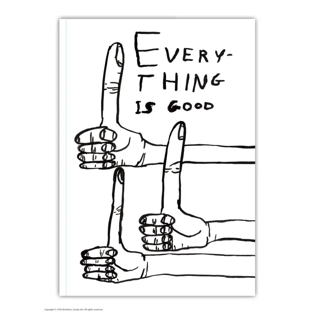 Everything Is Good Lined A6 Notebook - PABOOM