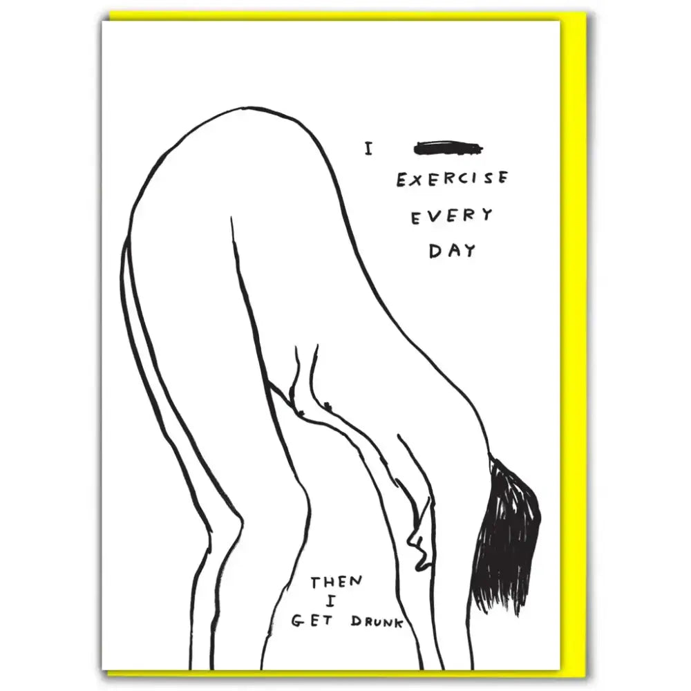 Exercise Every Day Card - PABOOM