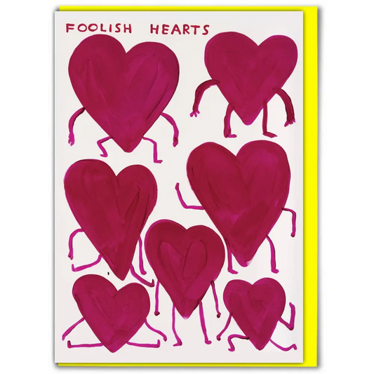 Foolish Hearts Card - PABOOM