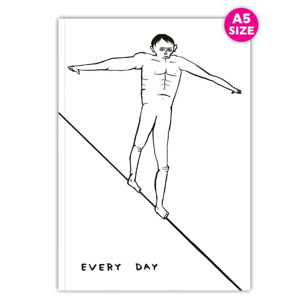 David Shrigley x Brainbox Candy - Funny Gift - Everyday A5 Notebook