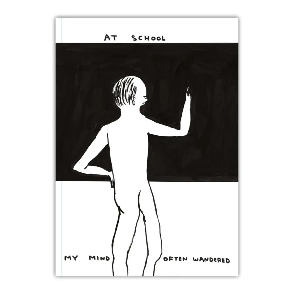 David Shrigley x Brainbox Candy - Funny Gift - Mind Wandered A5 Notebook