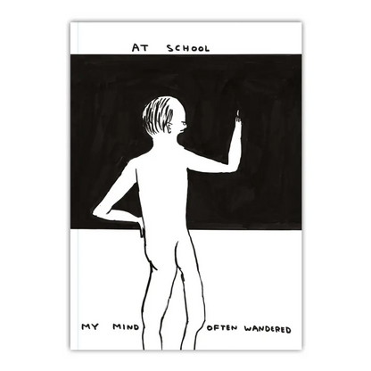 David Shrigley x Brainbox Candy - Funny Gift - Mind Wandered A5 Notebook