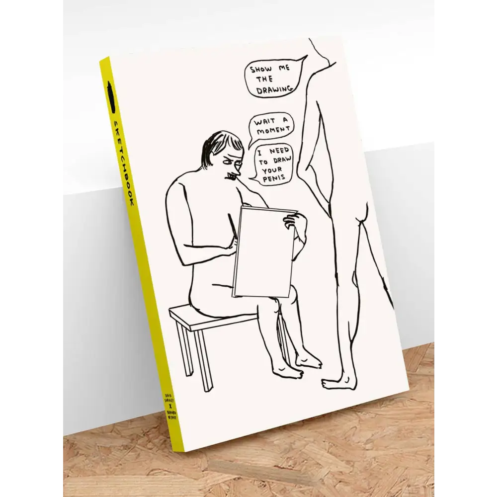 David Shrigley x Brainbox Candy - Funny Gift - Show Me Drawing Sketchbook