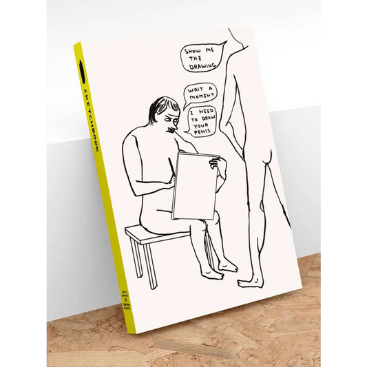 David Shrigley x Brainbox Candy - Funny Gift - Show Me Drawing Sketchbook