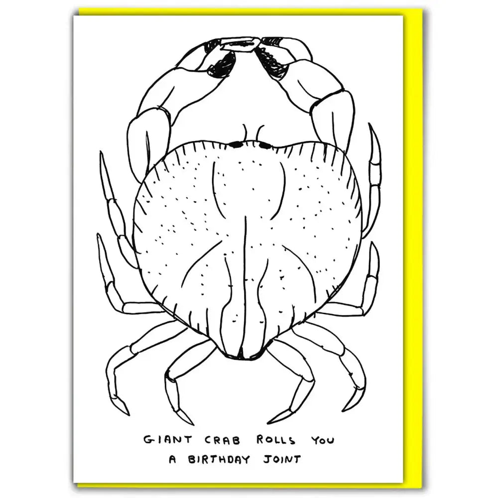 Giant Crab Card - PABOOM