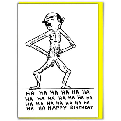 Ha Ha Happy Birthday Card - PABOOM