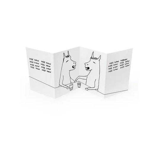Hee Haw Concertina Card - PABOOM