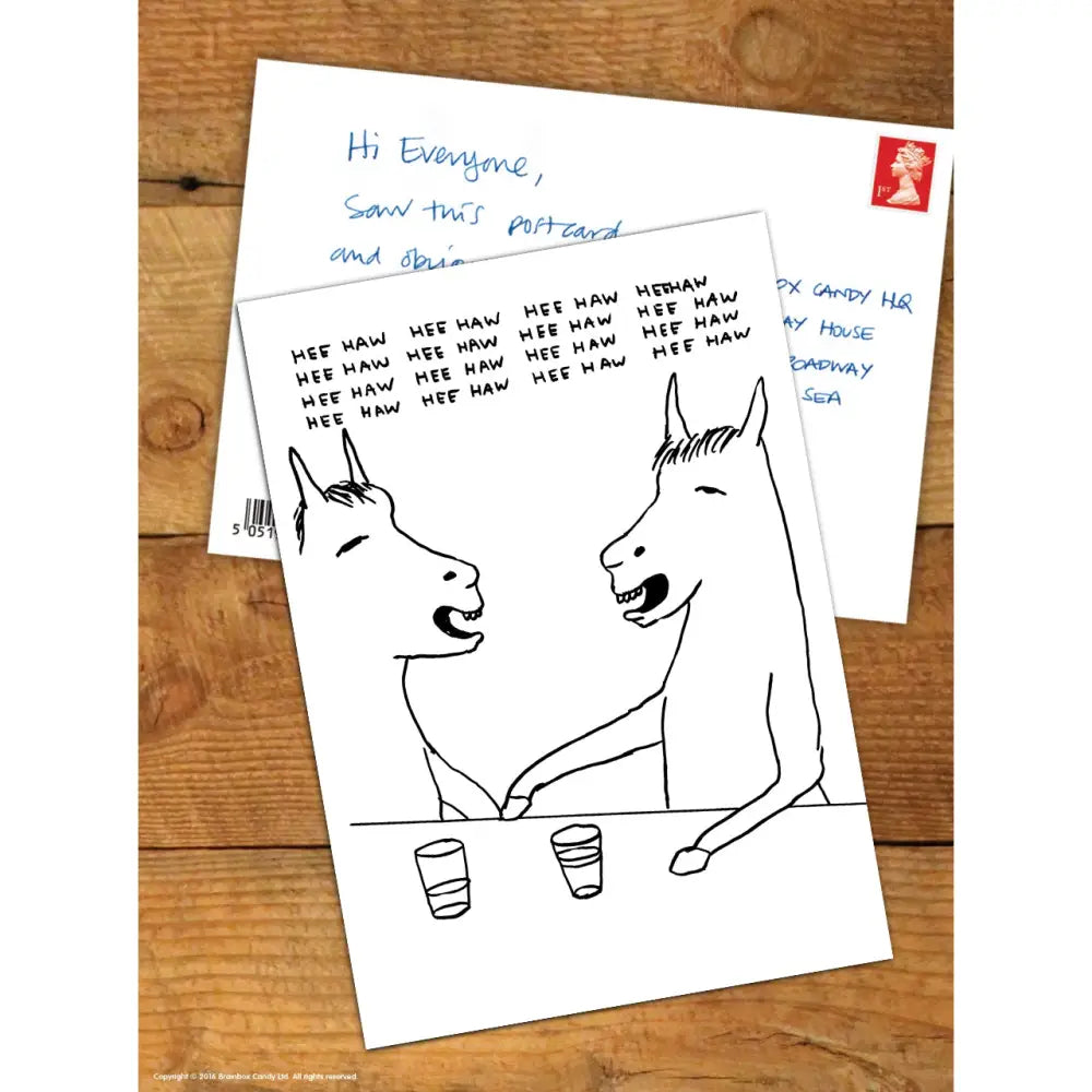 HeeHaww Postcard - PABOOM