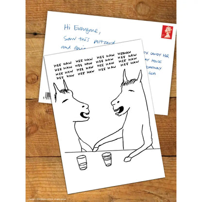 HeeHaww Postcard - PABOOM