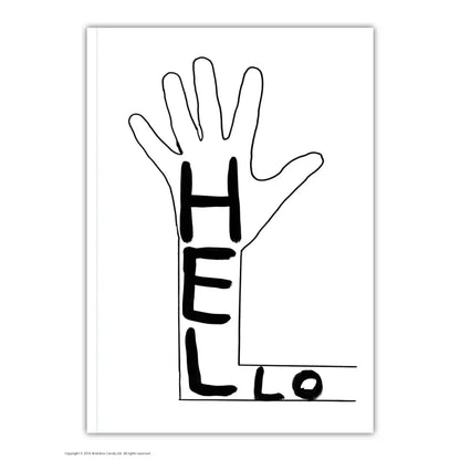 Hello Lined A6 Notebook - PABOOM