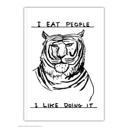 I Eat People Lined Notebook - PABOOM