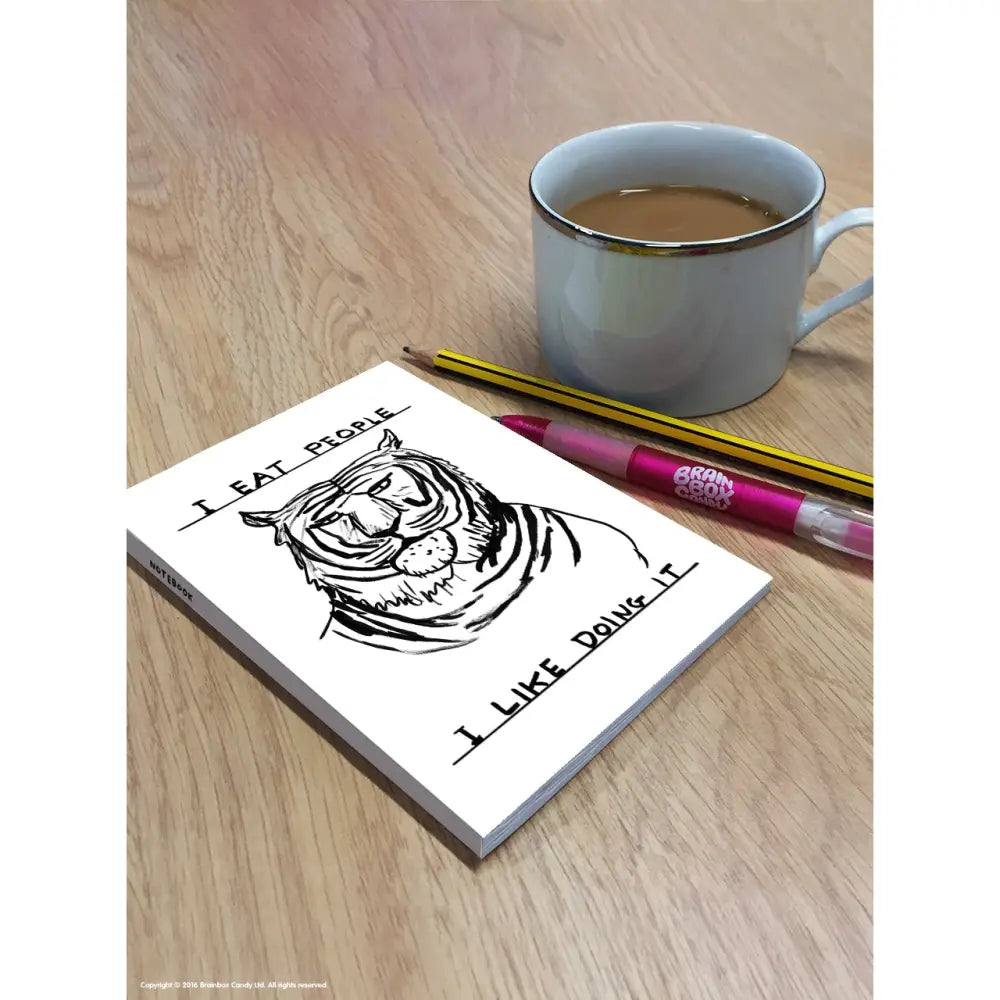 I Eat People Lined Notebook - PABOOM