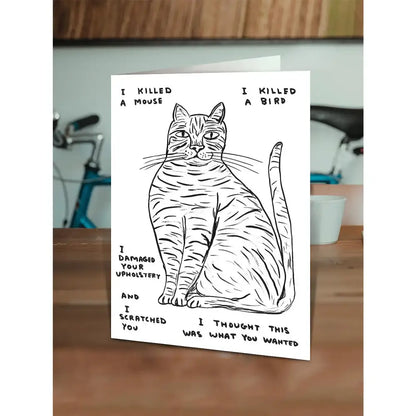 I Killed A Mouse Card - PABOOM