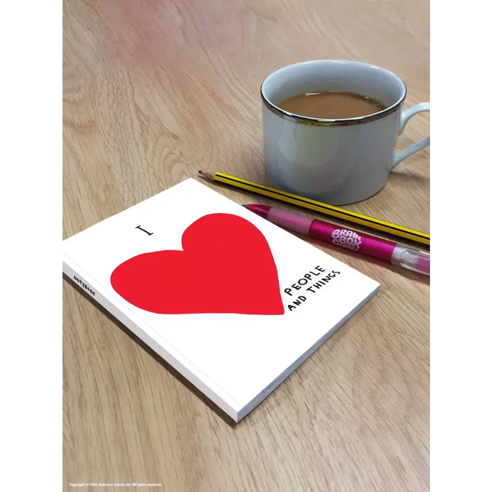 I Love People  A6 Notebook - PABOOM