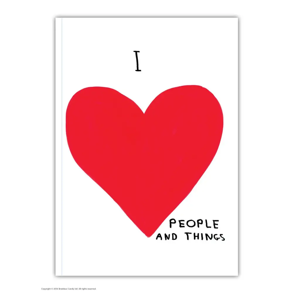 I Love People  A6 Notebook - PABOOM