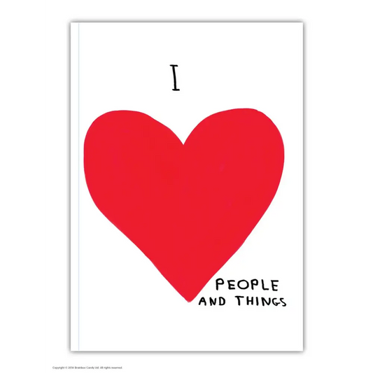I Love People  A6 Notebook - PABOOM
