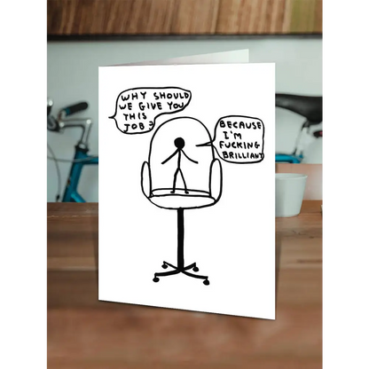 I'm Brilliant Card - PABOOM