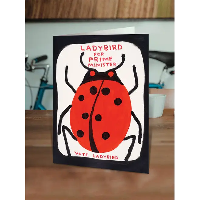 Ladybird Prime Minister Card - PABOOM