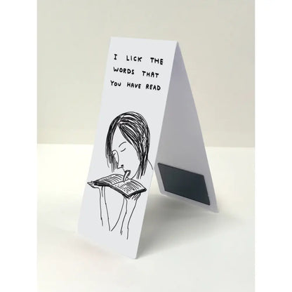 Lick The Words Magnetic Bookmark - PABOOM