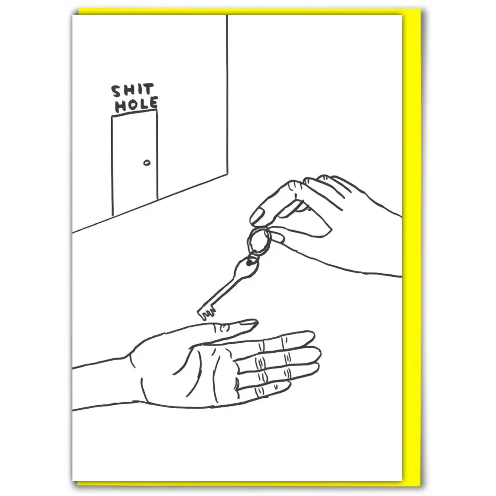 Shit Hole New Home Card - PABOOM
