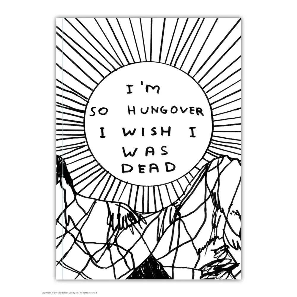 So Hungover A6 Notebook - PABOOM