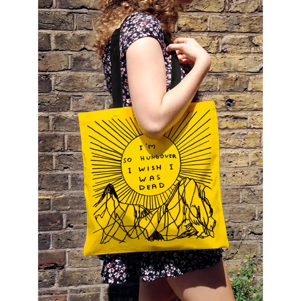 David Shrigley So Hungover Tote Bag - PABOOM