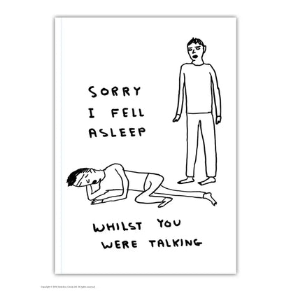 Sorry I Fell Asleep A6 Notebook - PABOOM