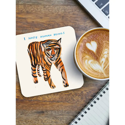 Tiger Hates Humans Coaster - PABOOM