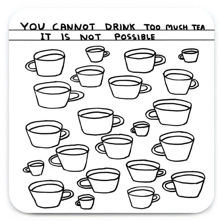 Too Much Tea Coaster - PABOOM