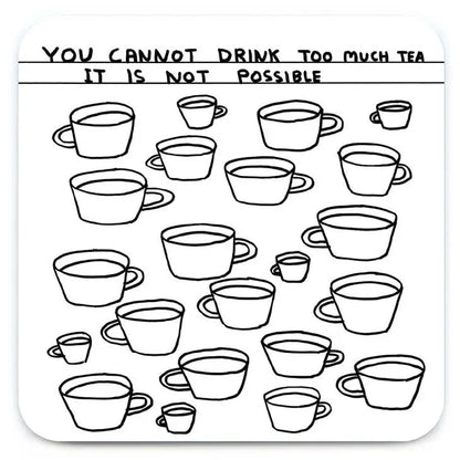 Too Much Tea Coaster - PABOOM
