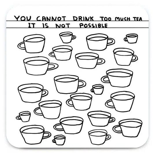 Too Much Tea Coaster - PABOOM